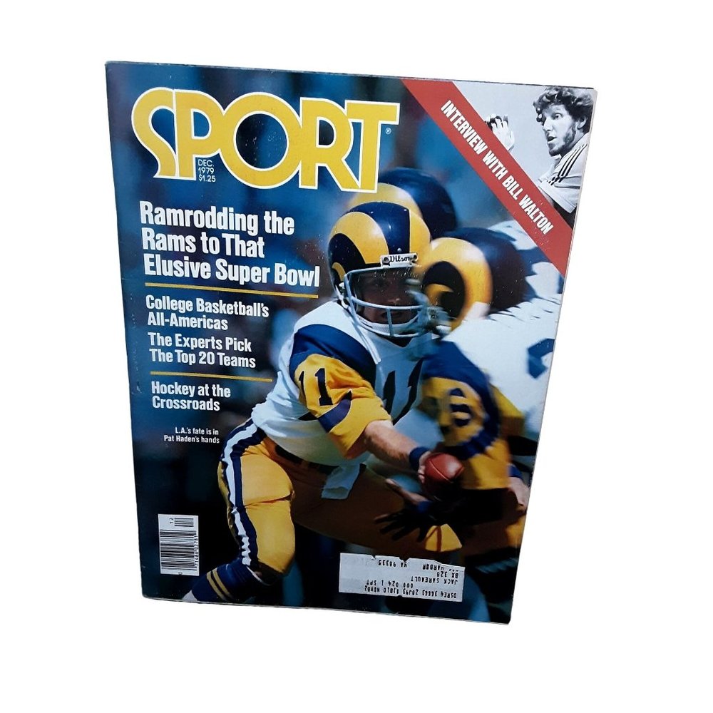 Sport Magazine December 1979 Pat Haden Los Angeles Rams Bill Walton